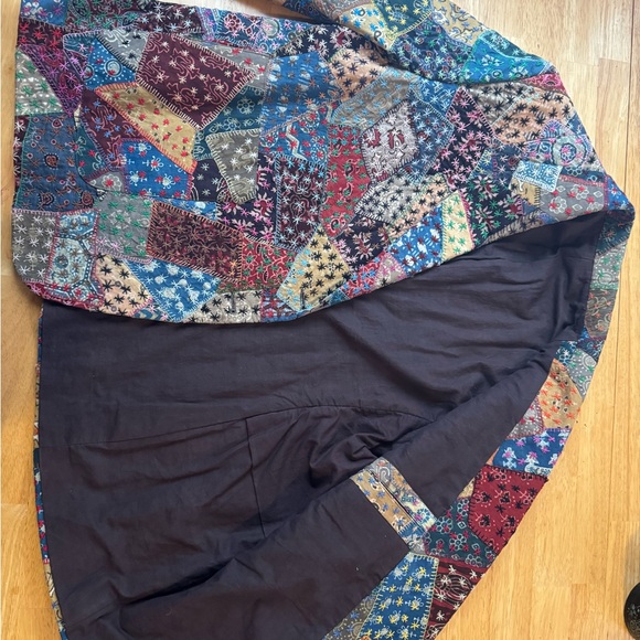 Handmade Multicolor Patchwork Blazer - Picture 7 of 14